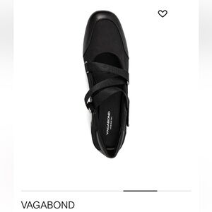 Vagabond Women's Black Strap Flats - Brand New